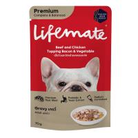ราคา ไลฟ์เมต วัวไก่หน้าเบคอนผักเกรวี่ 70 ก. LIFEMATE (52694325)