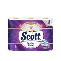ราคา สก๊อตต์ คอมฟอร์ท คลีน 6 ม้วน SCOTT (75637828)