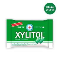 ลอตเต้ ไซลิทอล หมากฝรั่งปราศจากน้ำตาล กลิ่นไลม์ มินต์ 11.6กรัม (Lotte Xylitol Lime Mint Flavor Sugar Free Gum 11.6g)