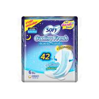 ราคา โซฟีคูลลิ่งเฟรชกลางคืนสลิมมีปีก42ซม6ชิ้น SOFY (50231883)
