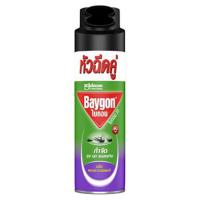 ไบกอน สเปรย์กำจัดยุง กลิ่นดอกลาเวนเดอร์ 300มล. (Baygon Lavender Scent Mosquito Killer Spray 300ml)