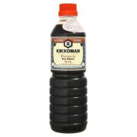 คิคโคแมน ซอย ซอสพรีเมียม ซอสถั่วเหลือง 600มล. (Kikkoman Premium Soy Sauce 600ml)