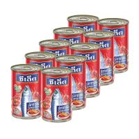ราคา ซีเล็คซาร์ดีนในซอสมะเขือเทศฝาดึง 155 กรัม แพ็ค 10 SEALECT (169753369)
