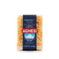 แอคเนซี เส้นมะกะโรนี เพนนี ริกาติ เบอร์19 500กรัม (Agnesi Penne Rigate n.19 Pasta 500g)