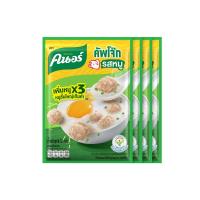 คนอร์ คัพโจ๊ก โจ๊กกึ่งสำเร็จรูป รสหมู 35กรัม x 4 (Knorr Cup Jok Pork Flavour Instant Porridge 35g x 4)