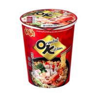 มาม่า ออเรียนทัล คิตเชน บะหมี่ถ้วยกึ่งสำเร็จรูป รสฮอตแอนด์สไปซี่ 45กรัม (Mama Oriental Kitchen Hot &amp; Spicy Flavored Instant Cup Noodles 45g)