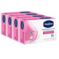 ราคา วาสลีน เฮลธี้ ไวท์ สบู่ก้อนเพื่อผิวสะอาดกระจ่างใส 75กรัม x 4 ก้อน (Vaseline Healthy White Bar Soap 75g x 4pcs)
