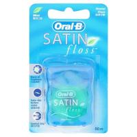 ออรัล-บี ซาติน ฟลอส ไหมขัดฟันเคลือบรสมินท์ ยาว 50ม./55หลา 1 ชิ้น (Oral-B Satin Floss Mint Flavour Coated 50m/55yd Length Dental Floss 1pc)
