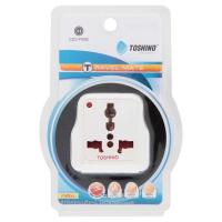 TOSHINO ปลั๊กแปลง2ขาแบน SURGE PROTECTION TOSHINO (13716786)