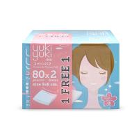 ราคา ยูกิ ยูกิ สำลีแผ่น 80 แผ่น รุ่น 1 แถม 1 YUKI (74533363)