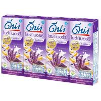 ราคา ดีน่านมถั่วเหลืองไรซ์เบอร์รี่180มล แพ็ค 4 DNA (167433481)