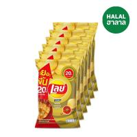ราคา เลย์ร็อค มันฝรั่งแผ่นหยักรสหมึกย่างฮอตชิลลี่ 48 กรัม X6 LAYS (50215004)