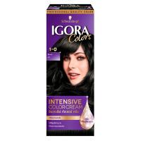 ชวาร์สคอฟ ครีมเปลี่ยนสีผมอีโกร่า คัลเลอร์ส สีดำ 1-0 1 ชุด (Schwarzkopf 1-0 Black Igora Colors Hair Color Cream 1 Set)