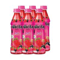 ราคา เพียวริคุฟรุ้ตไวท์ทีมิกซ์เบอร์รี่350มล. แพ็ค 6 PURIKU (168838882)