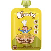 ราคา พีชชี่เนื้อไก่ผสมซุปข้าวโพด 125ก PEACHY (71561331)