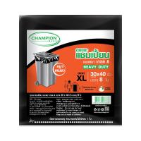 ราคา แชมเปี้ยนถุงขยะแบบหนาเกรดA 30X40 8 ใบ CHAMPION (75085658)