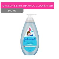 จอห์นสัน เบบี้ แอคทีฟ เฟรช แชมพูทำความสะอาดเส้นผม 500มล. (Johnson&#39;s Baby Active Fresh Shampoo 500ml)