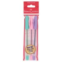 ราคา FABER ปากกาลูกลื่น1444 น้ำเงินด้าม แพ็ค 3 (คละแบบ) FABER-CASTELL (25323563)