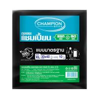 แชมเปี้ยน ถุงขยะแบบมาตราฐาน ขนาด 30 x 40 นิ้ว 10 ใบ (Champion 30&quot; x 40&quot; Garbage Bags 10 pcs)