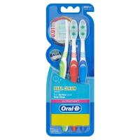 ออรัล-บี อัลตร้าธิน ดูอัลคลีน แปรงสีฟันขนแปรงนุ่มพิเศษ ขนาด 40 3 ด้าม (Oral-B Ultra Thin Dual Clean Extra Soft 40 Bristle Toothbrush 3pcs)