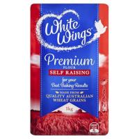 ราคา ไวท์ วิงส์ แป้งสาลีผสมผงฟู 1กก. WHITE WINGS (51052868)