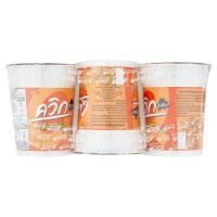 ไวไว ควิก บะหมี่กึ่งสำเร็จรูป รสต้มยำกุ้ง ชนิดถ้วย 60กรัม x 3 (Wai Wai Quick Shrimp Tom Yum Flavoured Instant Cup Noodles 60g x 3)