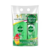 ราคา ซันซิล แชมพู475มล+ครีมนวด สีเขียว450มล SUNSILK (51202542)