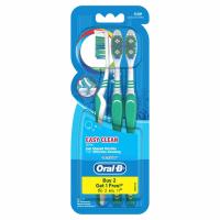 ราคา ออรัลบีแปรงสีฟันคอมพลีทอีซี่คลีนมีเดียม3 ORAL-B (19497199)