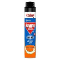 ราคา ไบกอน สเปรย์ฉีดฆ่าแมลง ยุง ผสมสารสกัดจากเปลือกส้ม 600มล. (Baygon Extract Of Orange Peel Scent Mosquitoes Spray 600ml)