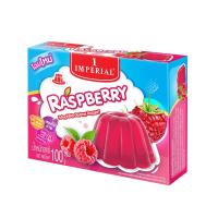 อิมพีเรียล วุ้นเจลาตินสำเร็จรูป รสราสเบอร์รี่ 100กรัม (Imperial Raspberry Flavour Gelatin Dessert 100g)