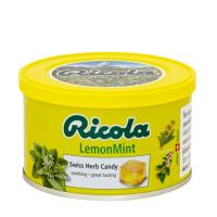ริโคล่า ลูกอมสมุนไพร รสเลมอน-มินต์ 100กรัม (Ricola Lemon Mint Swiss Herb Candy 100g)