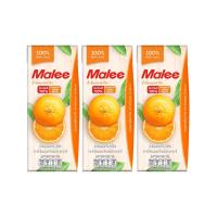 ราคา มาลีน้ำส้ม100% 200มล.x3 MALEE (13538993)