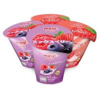 ราคา เมจิ โยเกิร์ตมิกซ์เบอรี่+สตรอ 135 กรัม แพ็ค4 MEIJI (13729144)