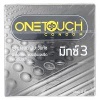 วันทัช มิกซ์ 3 ถุงยางอนามัย ผิวไม่เรียบ 52มม. 4 ชิ้น (One Touch Mixx 3 Size 52mm Condom 4 pcs)