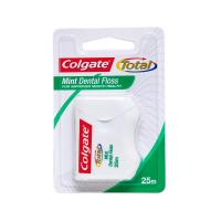 คอลเกต โททอล ไหมขัดฟัน กลิ่นมิ้นท์ ขนาดความยาว 25ม. 1 ชิ้น (Colgate Total Size 25m Mint Dental Floss 1pc)
