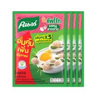 คนอร์ บิ๊ก คัพ โจ๊ก โจ๊กกึ่งสำเร็จรูป รสหมูผสมสาหร่าย 55กรัม x 4 ซอง (Knorr Big Cup Jok Seaweed And Pork Flavour Instant Porridge 55g x 4pcs)