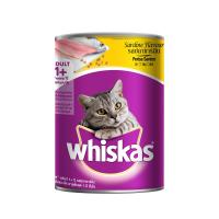 ราคา วิสกัส อาหารแมวกระป๋อง ปลาซาร์ดีน 400 ก WHISKAS (3881407)