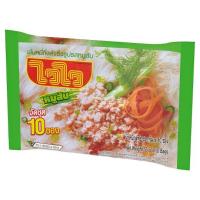 ไวไว เส้นหมี่กึ่งสำเร็จรูป รสหมูสับ 55กรัม x 10 ซอง (Wai Wai Minced Pork Flavour Instant Rice Vermicelli 55g x 10 pcs)