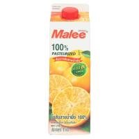 ราคา มาลี น้ำส้มสายน้ำผึ้ง100%พาสเจอไรส์ 1000 มล. MALEE (13156241)