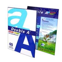 ราคา AA กระดาษถ่ายเอกสารสี 90G. 40 แผ่น DOUBLE A (50705778)
