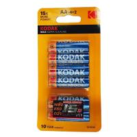 ราคา KODAK ถ่านไฟฉาย อัลคาไลน์ AA แพค 6 KODAK (50857851)