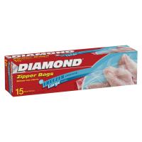 ราคา ไดมอนด์ถุงซิปถนอมอาหารฟรีซเซอร์ขนาด15ถุง DIAMOND (51182276)