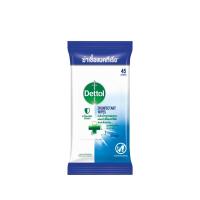ราคา เดทตอล ดิสอินเฟคแทนท์ ไวพ์ส 45 แผ่น DETTOL (51568310)