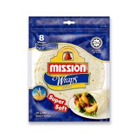 ราคา มิชชั่น แผ่นแป้ง รสดั้งเดิม MISSION (50690177)