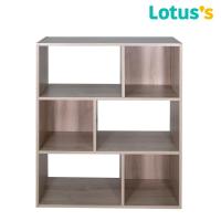 ราคา โลตัสชั้นวางของ6ช่อง3แผ่นหลัง80X30X90CM LOTUSS (51399383)