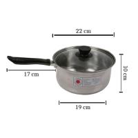 หม้อด้ามสแตนเลส 22CM #POT001 (51332802)