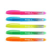 ราคา AA ปากกาเน้นข้อความ แพ็ค5 (คละแบบ) DOUBLE A (50728797)