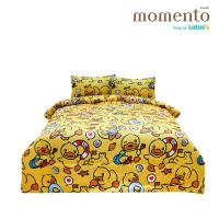 ราคา โมเมนโตผ้าปูB.DUCK 6ฟุต+นวม70X90นิ้ว MOMENTO (51313981)