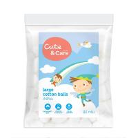 ราคา คิ้วท์แอนด์แคร์สำลีก้อน 80กรัม CUTE AND CARE (51603428)
