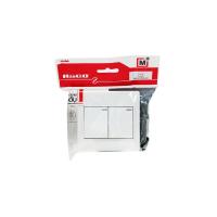 ราคา HACO สวิตช์ทางเดียว 2ช่อง16A 250V M3N-S21 HACO (50100612)